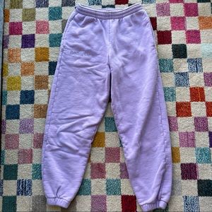 PANGAIA Purple Sweatpants